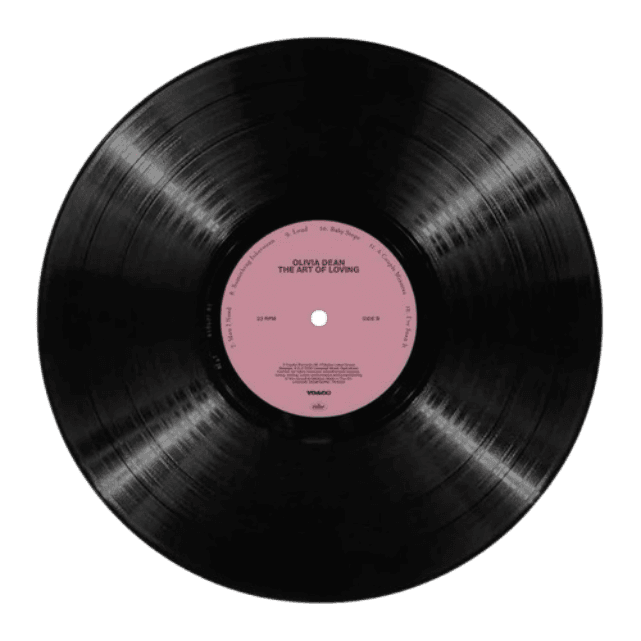 A vinyl record